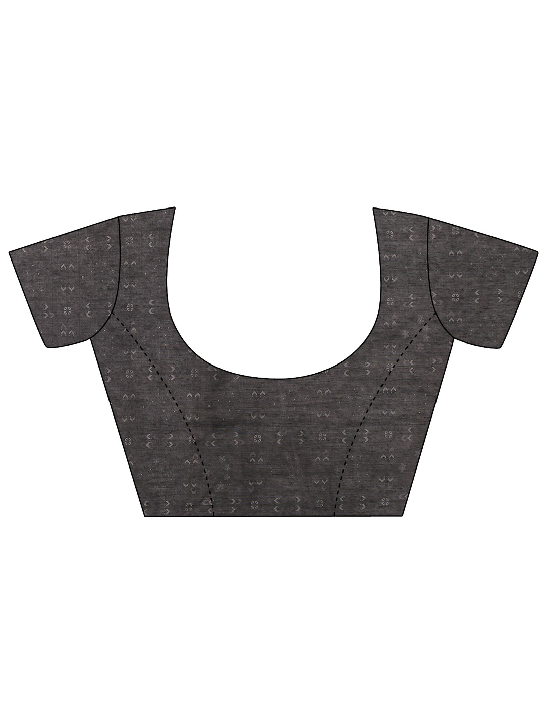  Multi Printed Silk Blend Saree With Unstitched Blouse Piece 