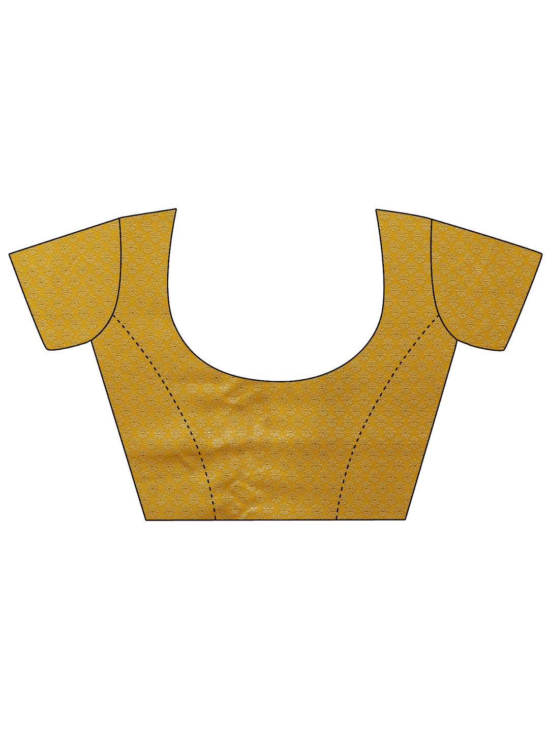  Yellow Woven Design Pure Georgette Saree With Unstitched Blouse Piece 