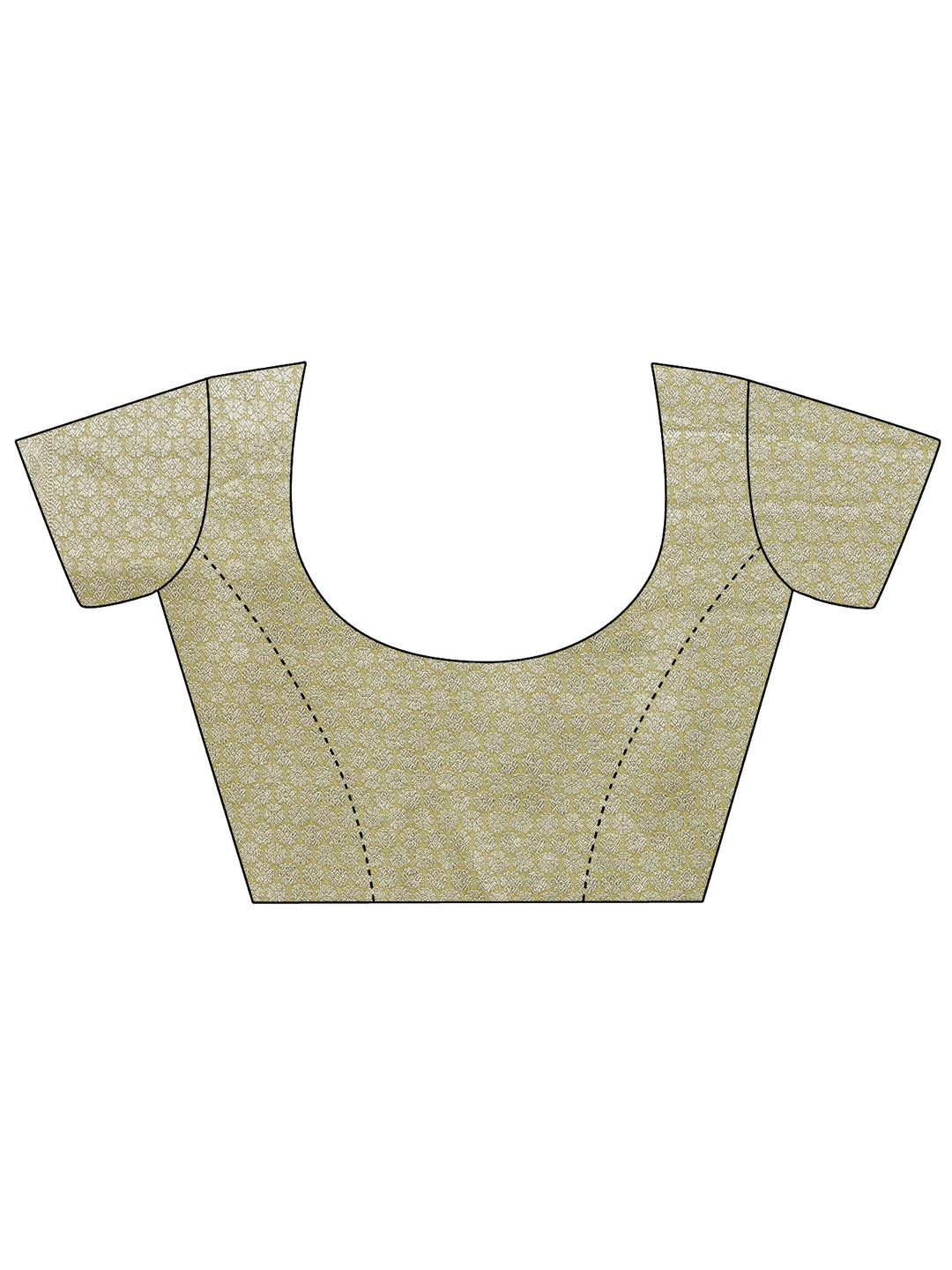  Green Woven Design Georgette Saree With Unstitched Blouse Piece 