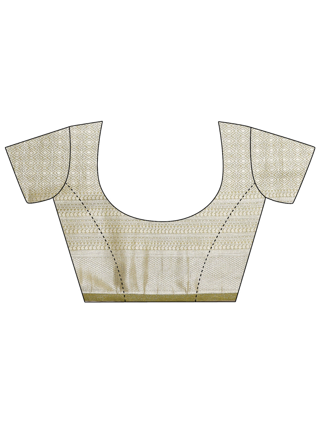  Green Woven Design Pure Georgette Saree With Unstitched Blouse Piece 