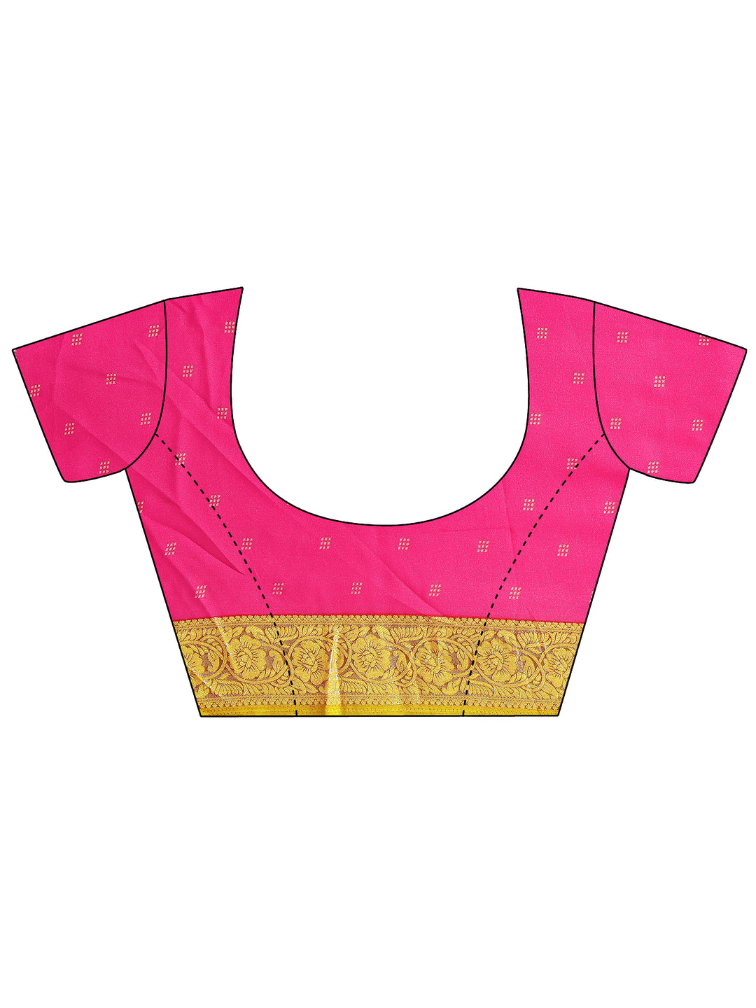  Black Solid Georgette Saree With Unstitched Blouse Piece 