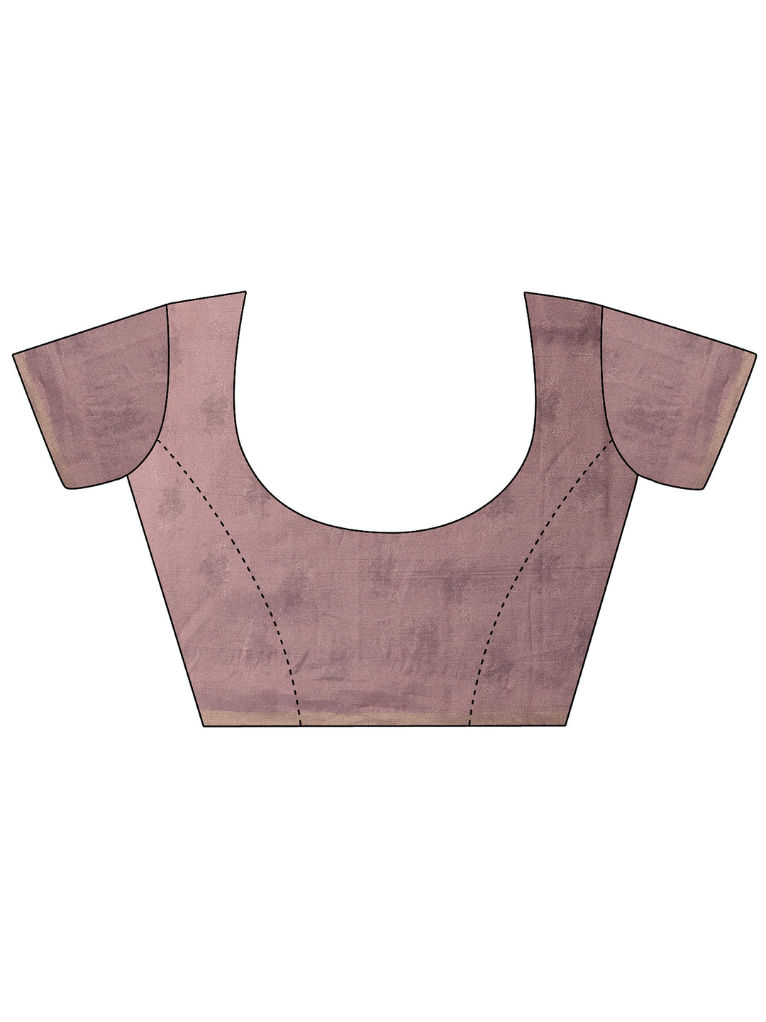  Grey Printed Silk Blend Saree With Unstitched Blouse Piece 