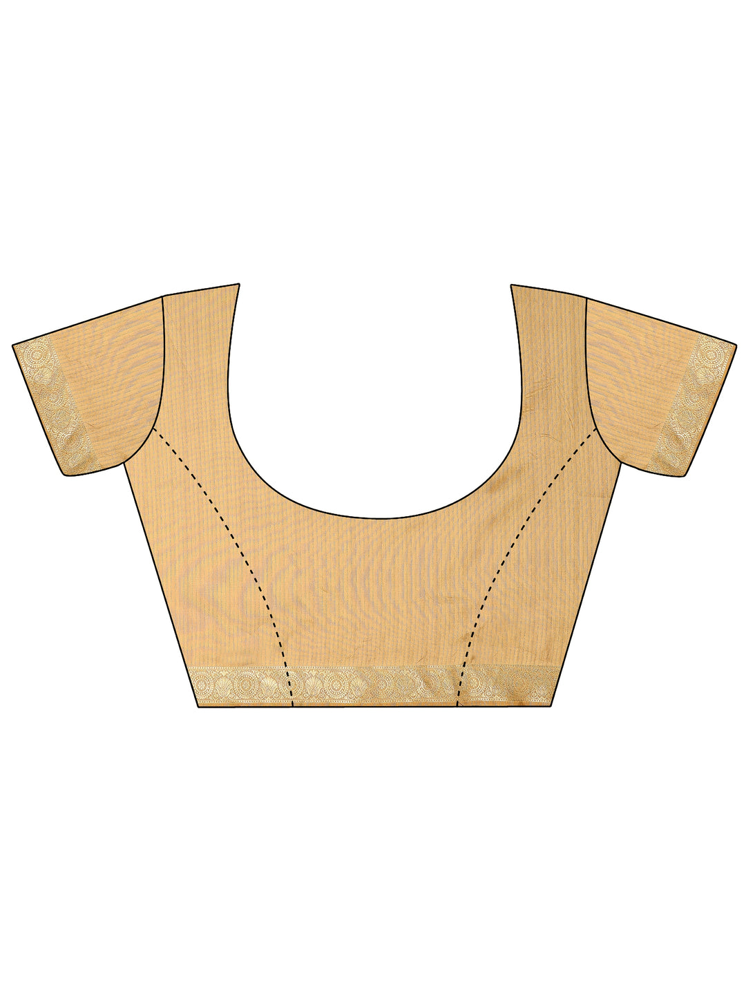  Mustard Embellished Silk Blend Saree With Unstitched Blouse Piece 