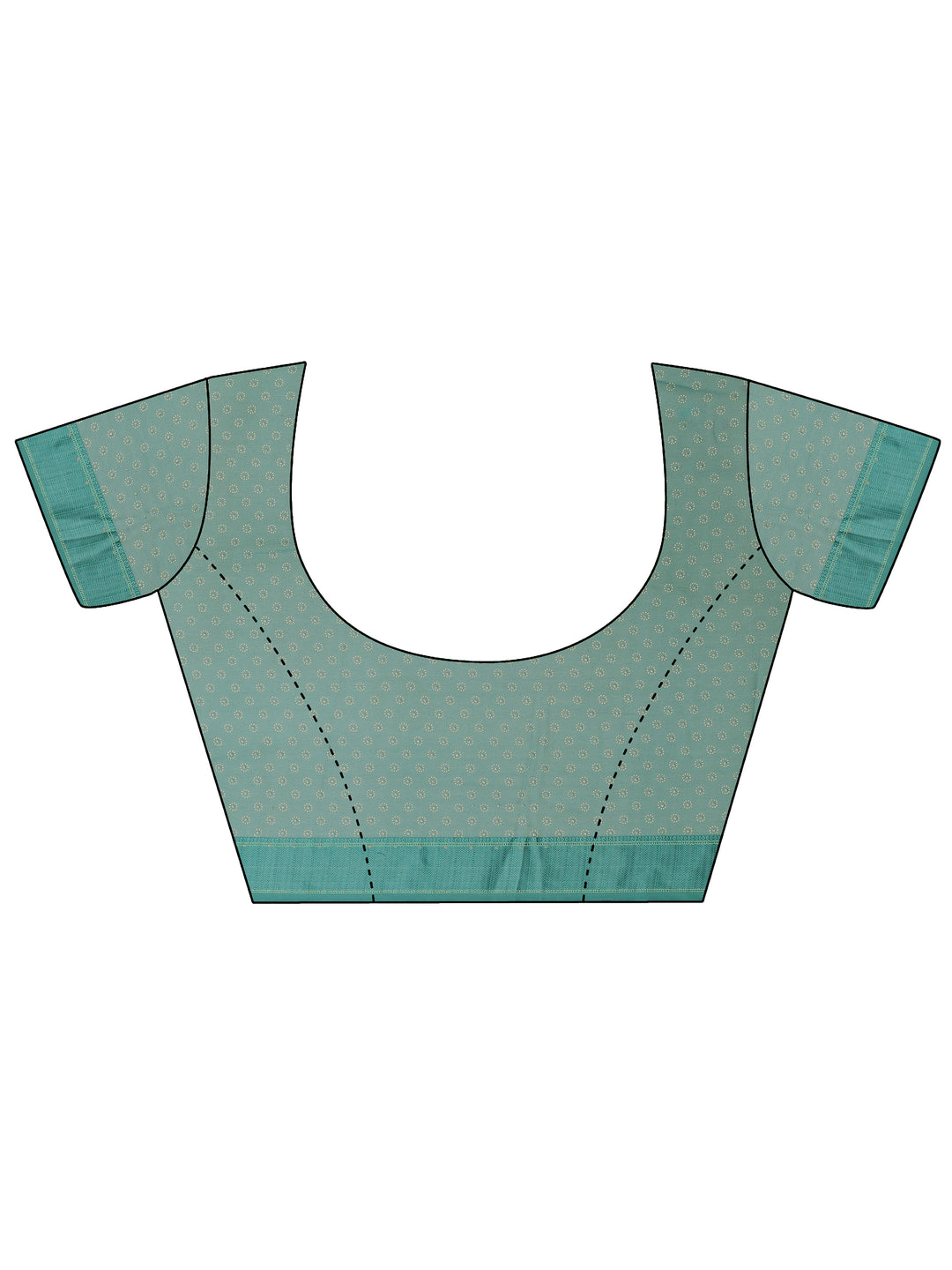  Blue Bandhani Printed Georgette Saree With Unstitched Blouse Piece 