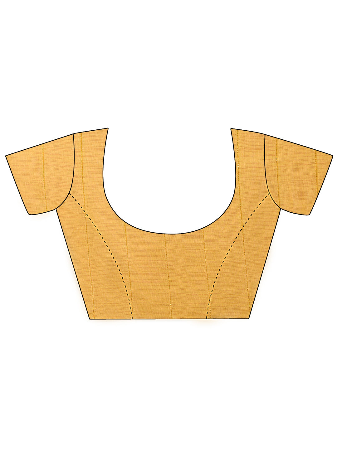  Yellow Printed Georgette Saree With Unstitched Blouse Piece 