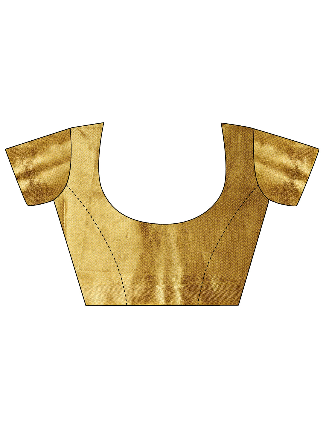  Yellow Woven Design Silk Blend Saree With Unstitched Blouse Piece 