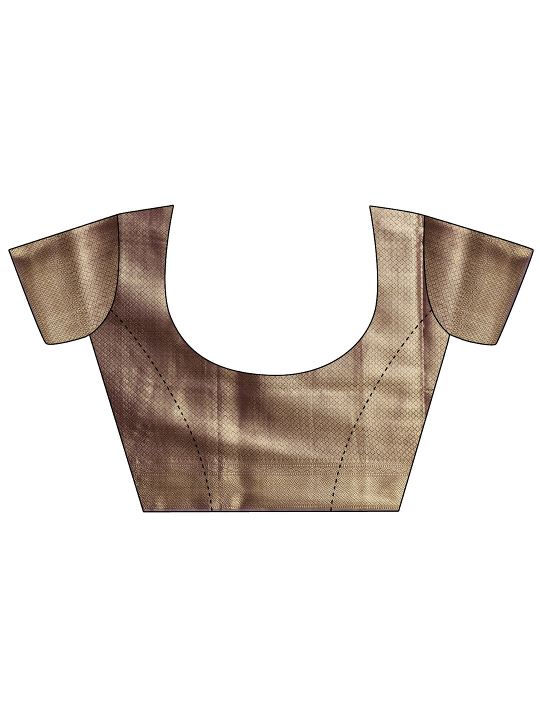  Lavender Woven Design Silk Blend Saree With Unstitched Blouse Piece 