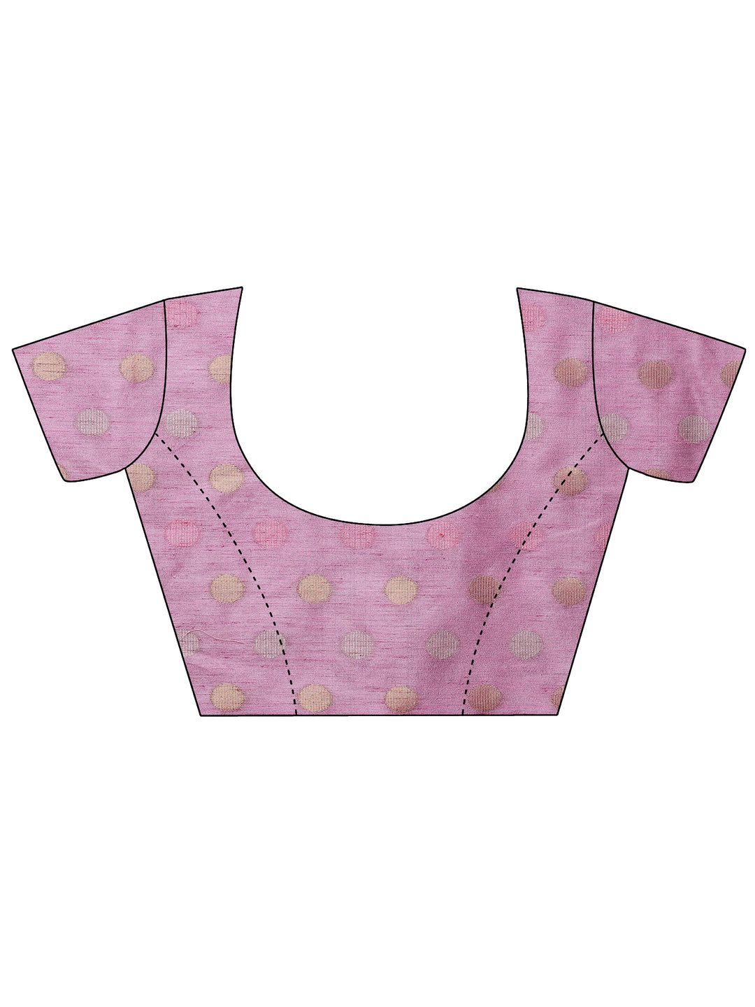  Lavender Embellished Silk Blend Sarees With Unstitched Blouse Piece 