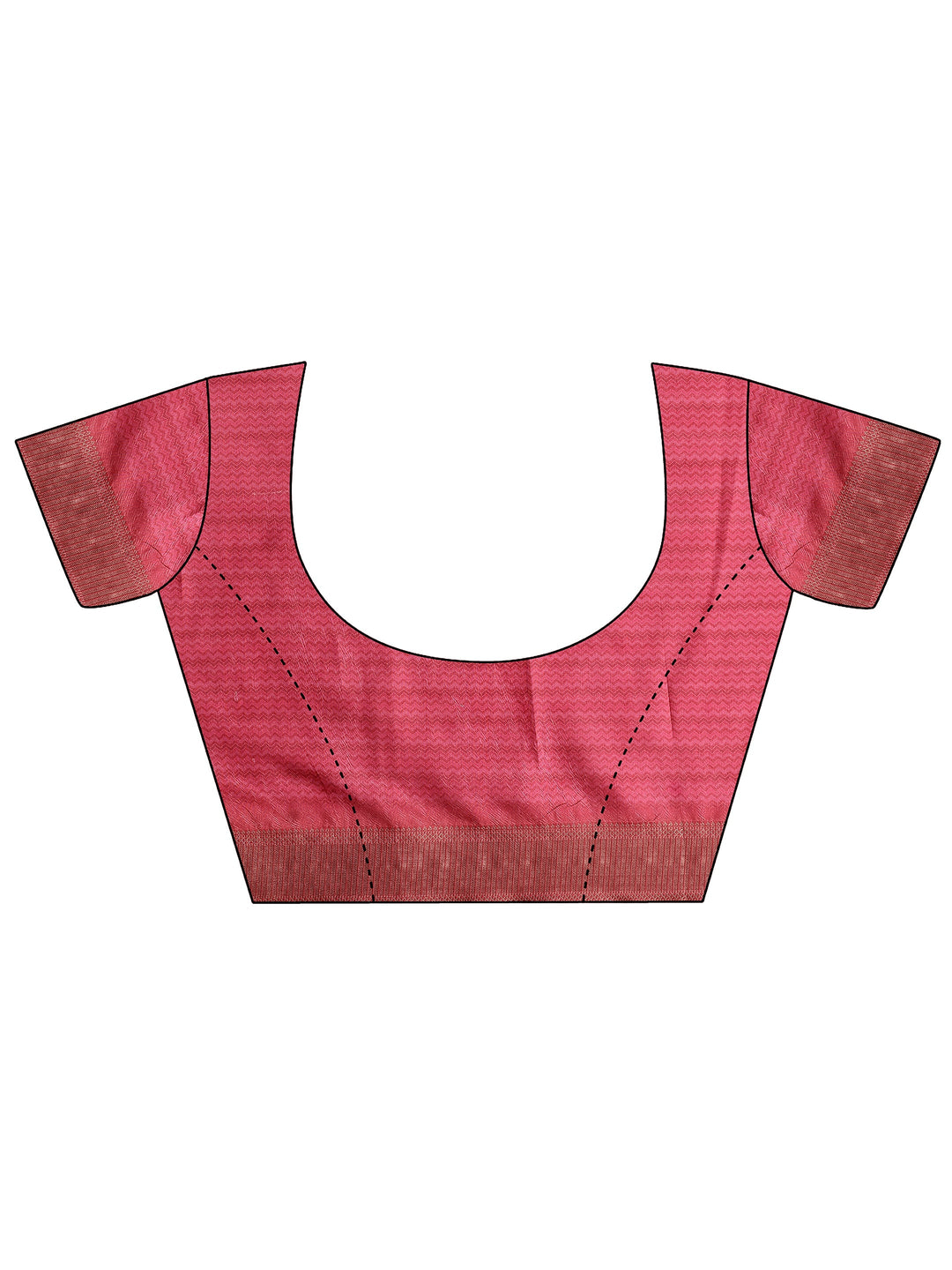  Beige Printed Silk Blend Saree With Unstitched Blouse Piece 