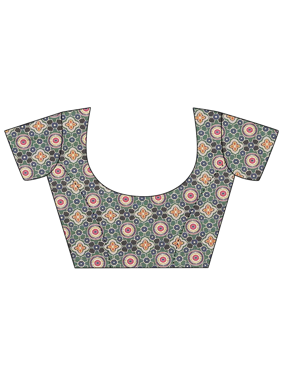  Pink Solid Silk Blend Saree With Unstitched Blouse Piece 