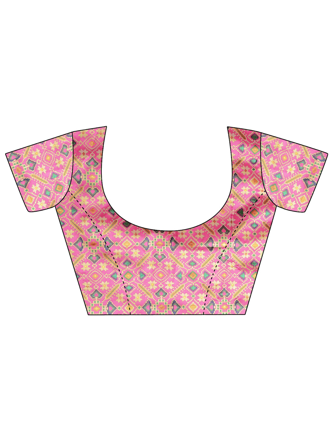  Green Woven Design Silk Blend Saree With Unstitched Blouse Piece 