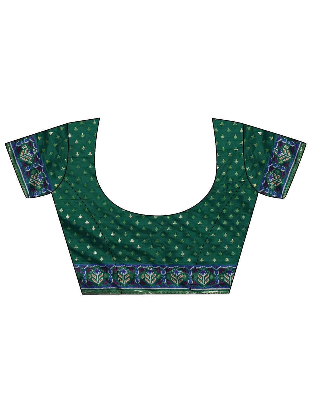  Pink Chevron Printed Silk Blend Saree With Unstitched Blouse Piece 