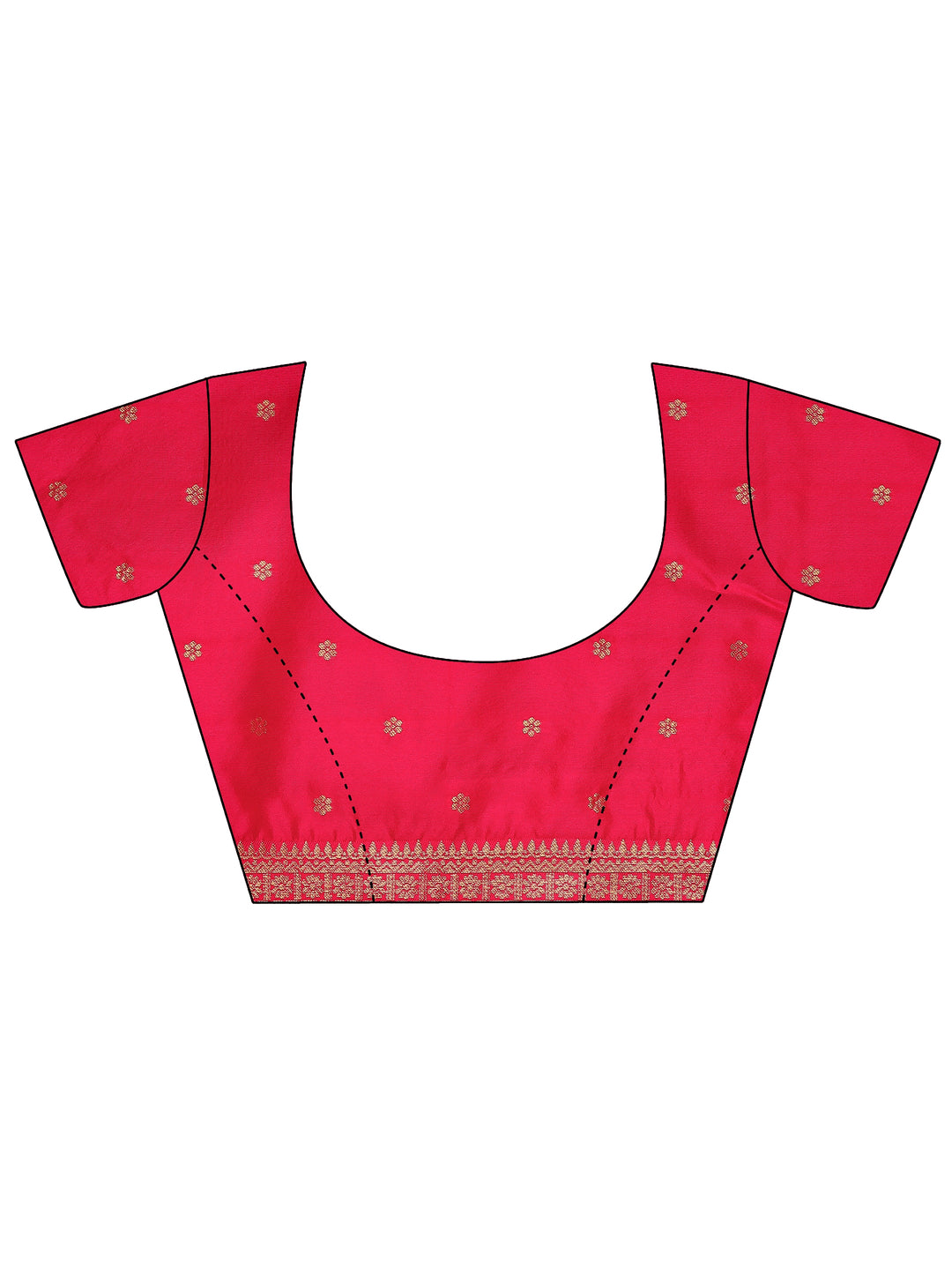  Green Woven Design Silk Blend Sarees With Unstitched Blouse Piece 