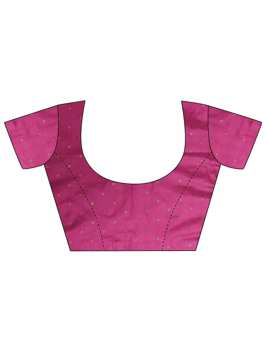  Purple Woven Design Silk Blend Saree With Unstitched Blouse Piece 