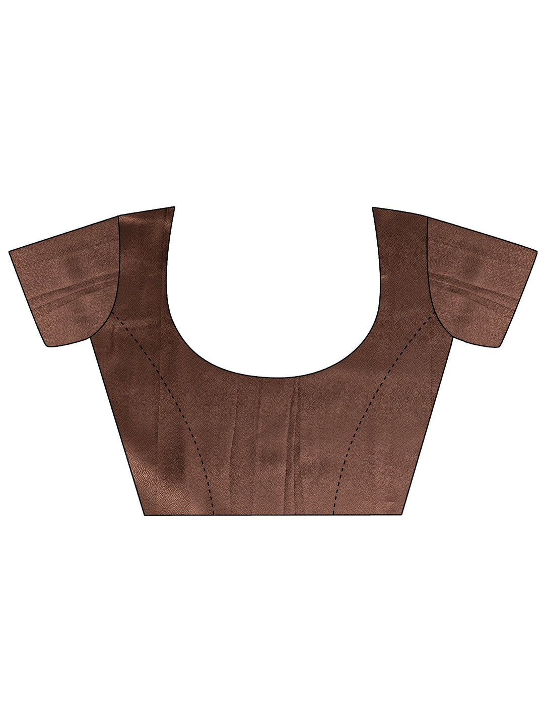  Mauve Woven Design Silk Blend Saree With Unstitched Blouse Piece 