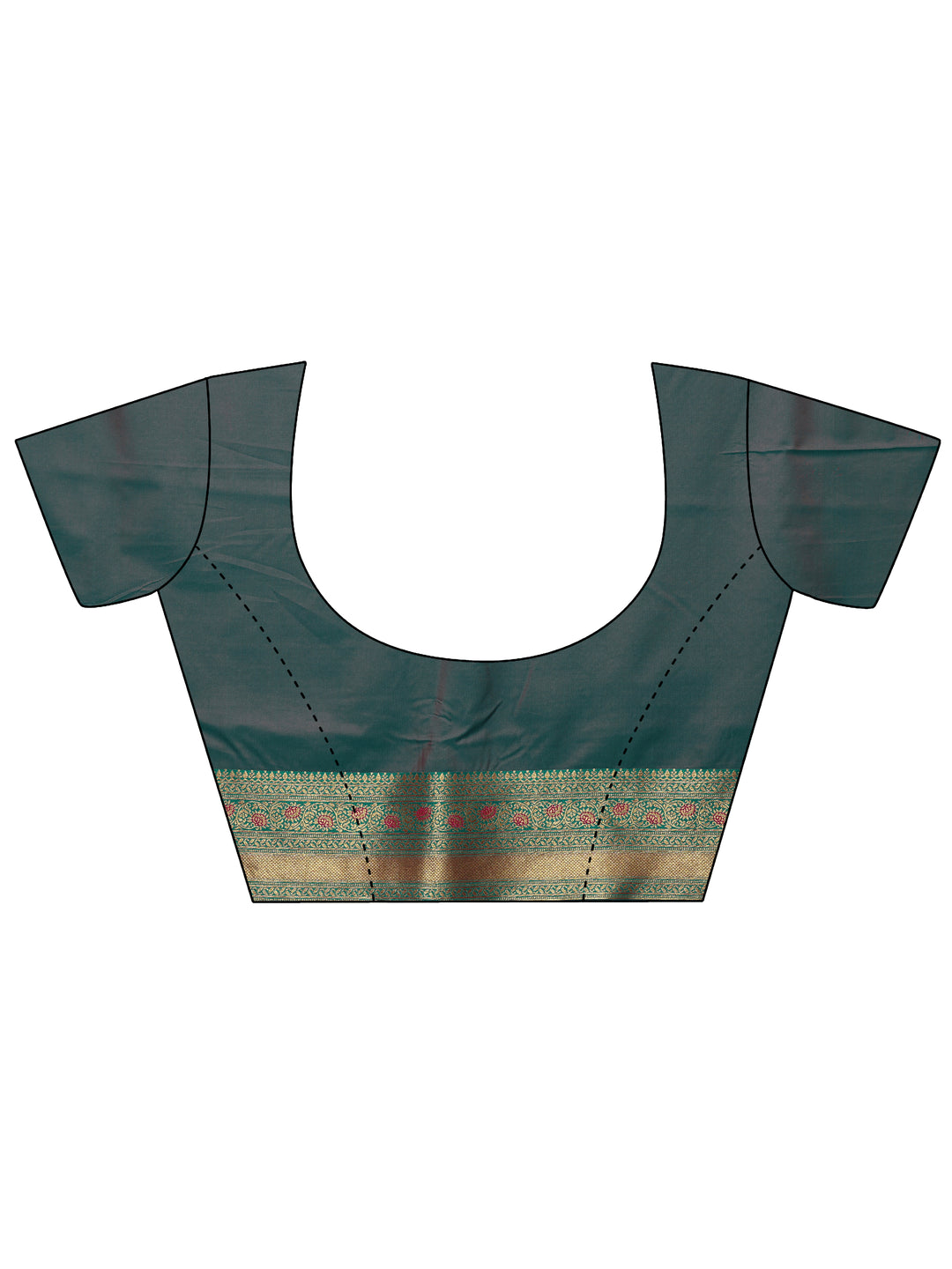  Pink Woven Design Silk Blend Sarees With Unstitched Blouse Piece 