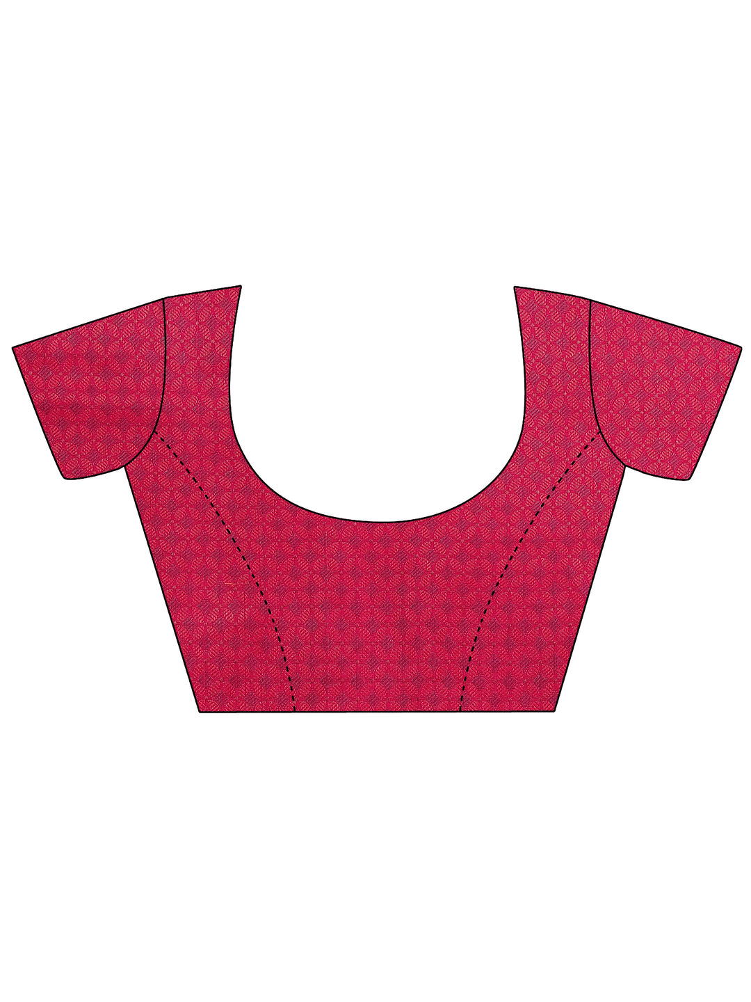  Pink Woven Design Silk Blend Saree With Unstitched Blouse Piece 