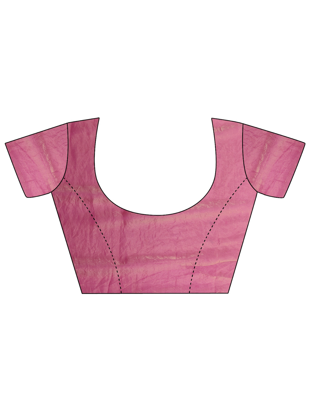  Pink Embellished Silk Blend Saree With Unstitched Blouse Piece 