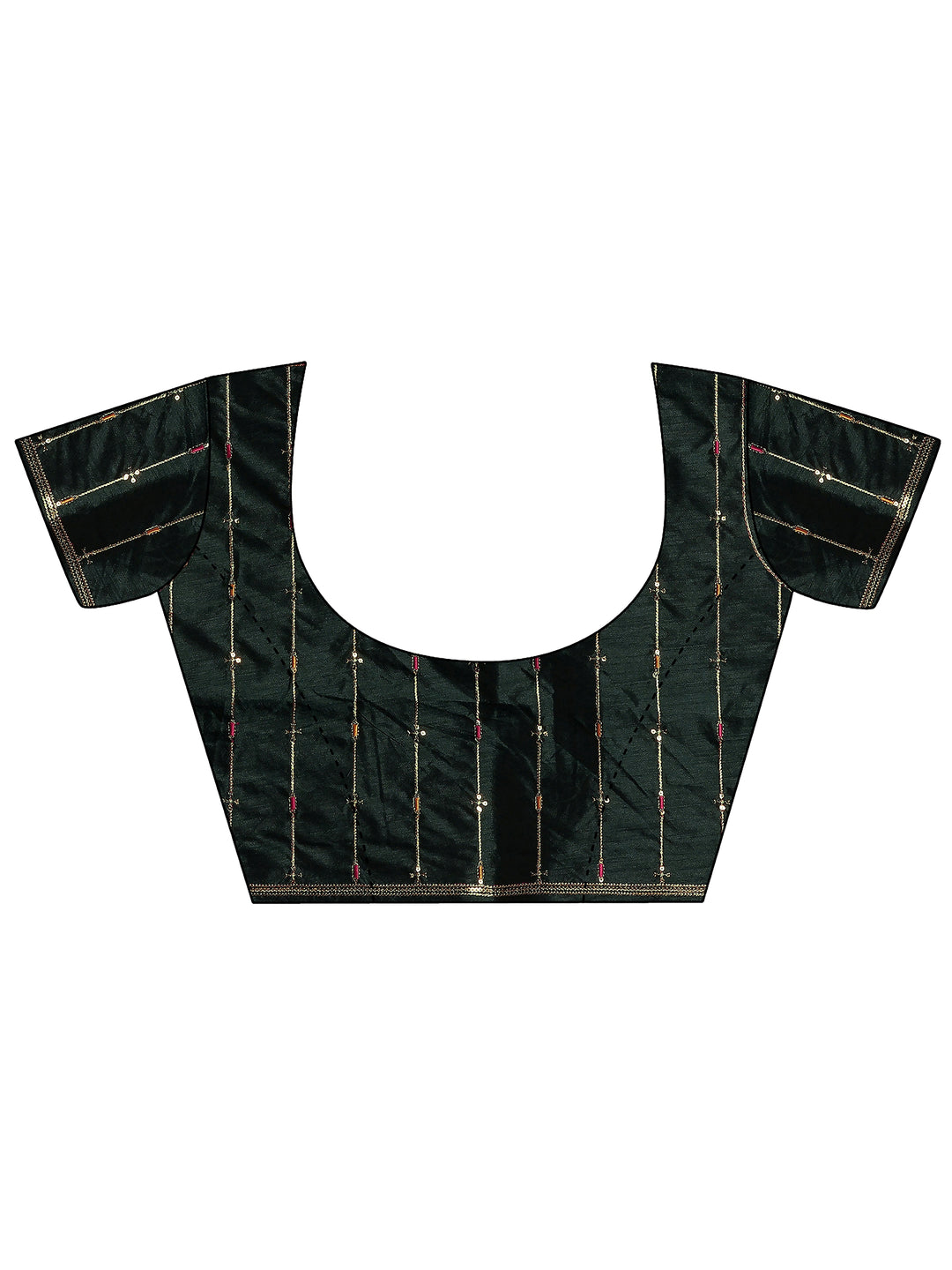  Mustard Solid Silk Blend Saree With Unstitched Blouse Piece 