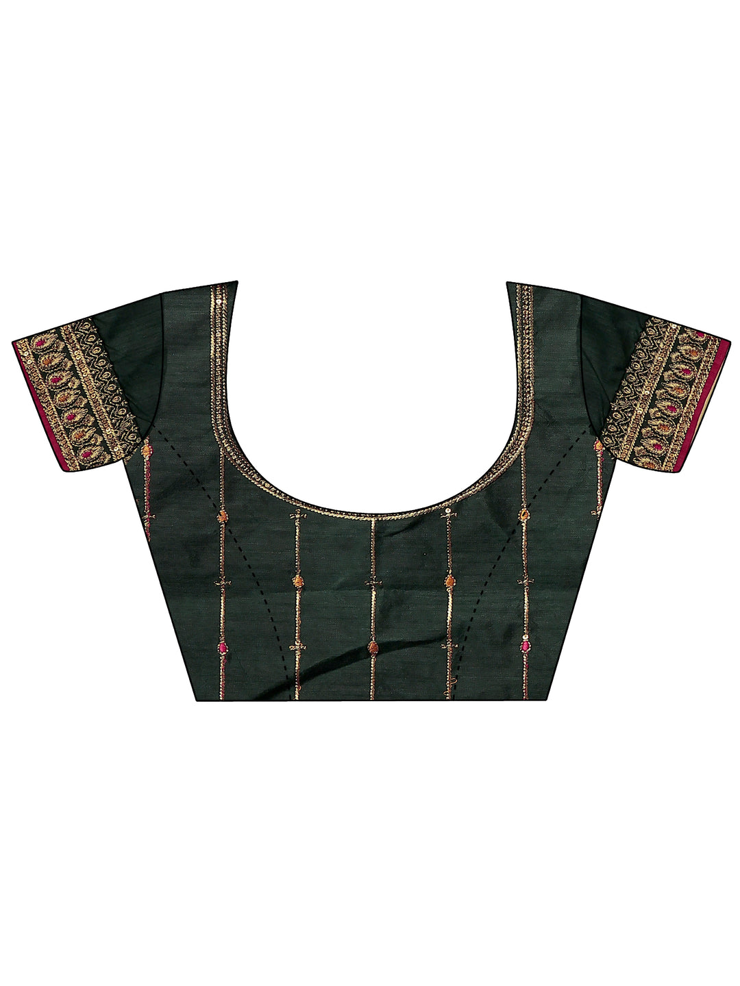  Mustard Solid Silk Blend Saree With Unstitched Blouse Piece 