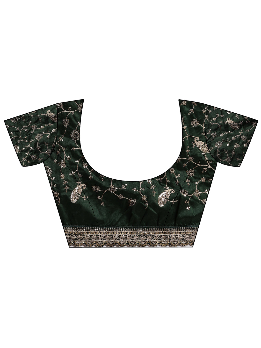  Yellow Striped Embellished Silk Blend Saree With Unstitched Blouse Piece 