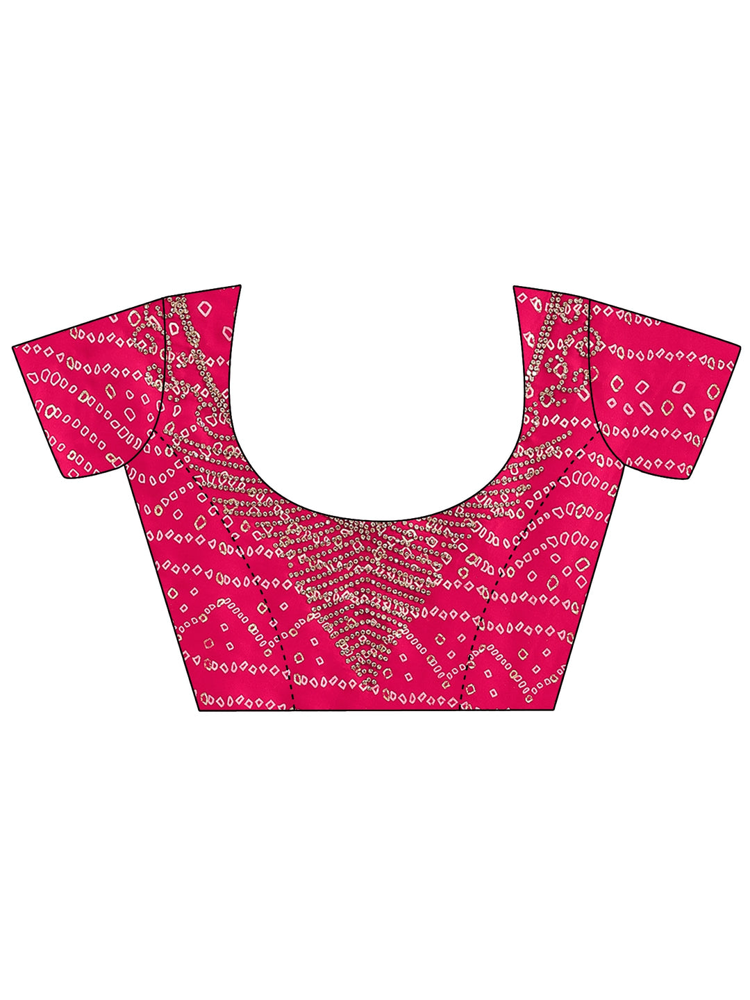  Gold Woven Design Banarsi Silk Blend Saree With Unstitched Blouse Piece 