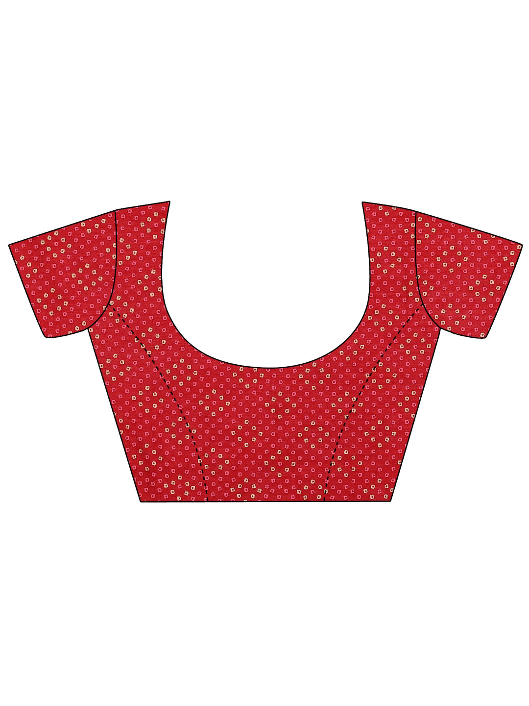  Gold Embellished Silk Blend Saree With Unstitched Blouse Piece 