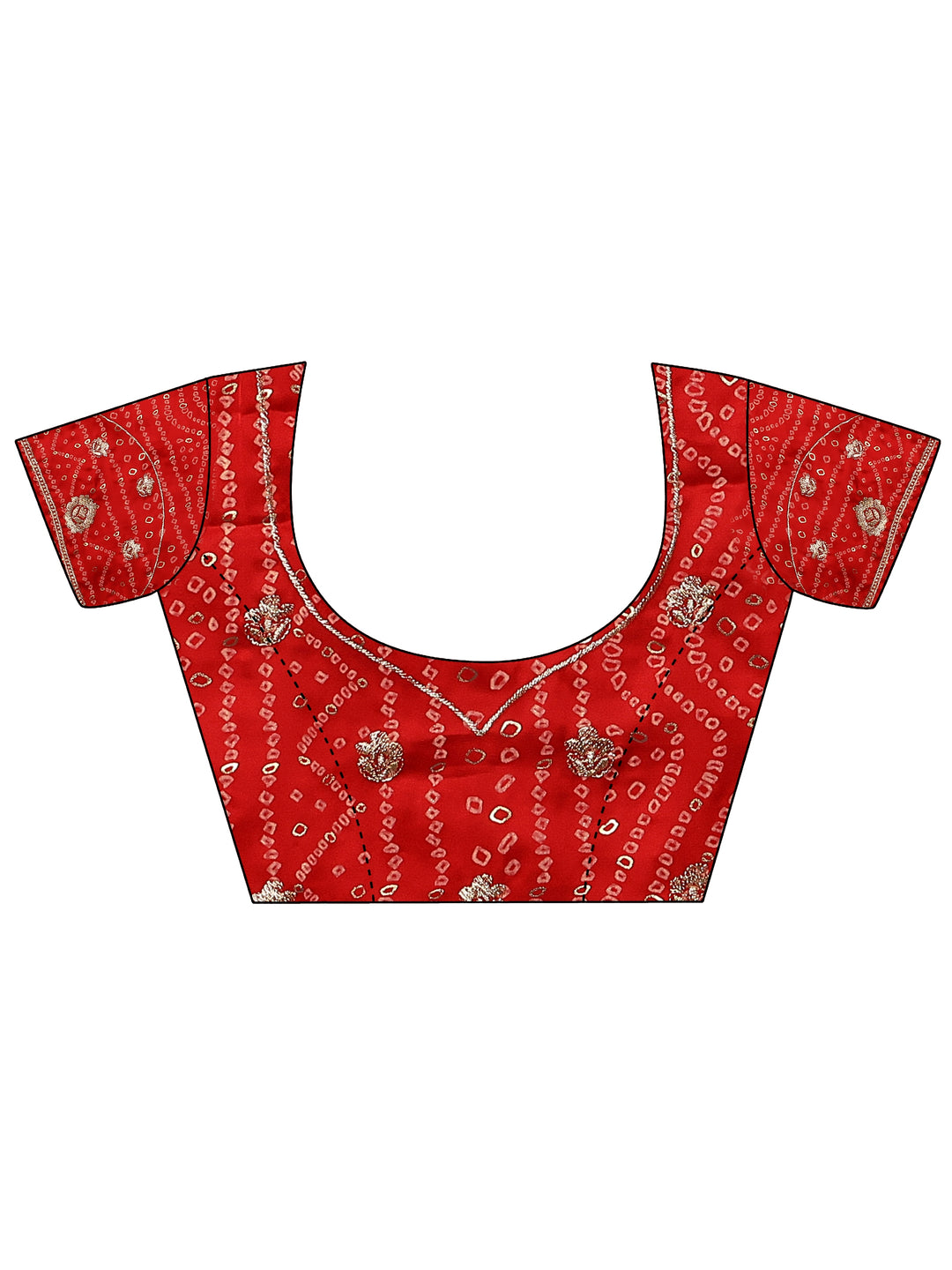  Cream Embellished Silk Blend Saree With Unstitched Blouse Piece 