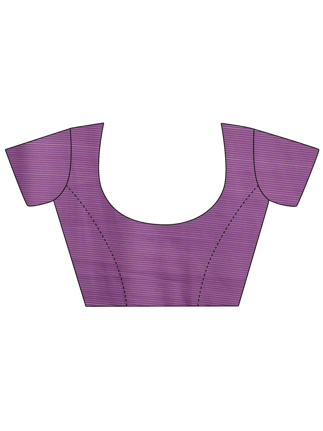  Purple Printed Georgette Saree With Unstitched Blouse Piece 