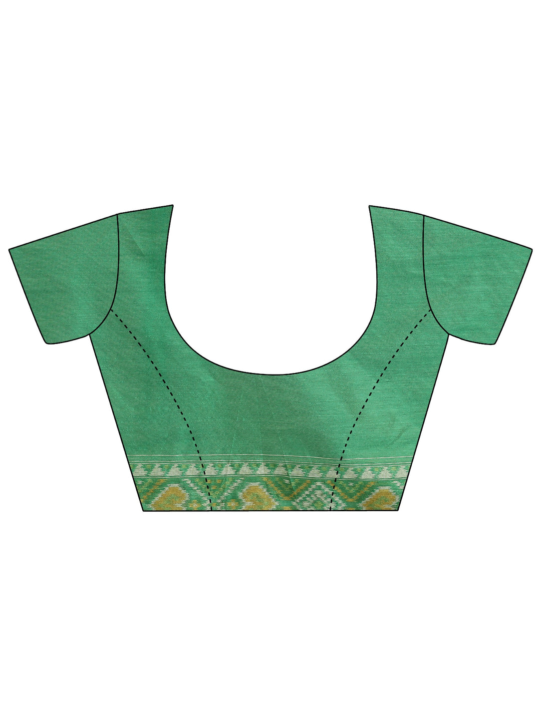  Green Woven Design Banarsi Silk Blend Saree With Unstitched Blouse Piece 