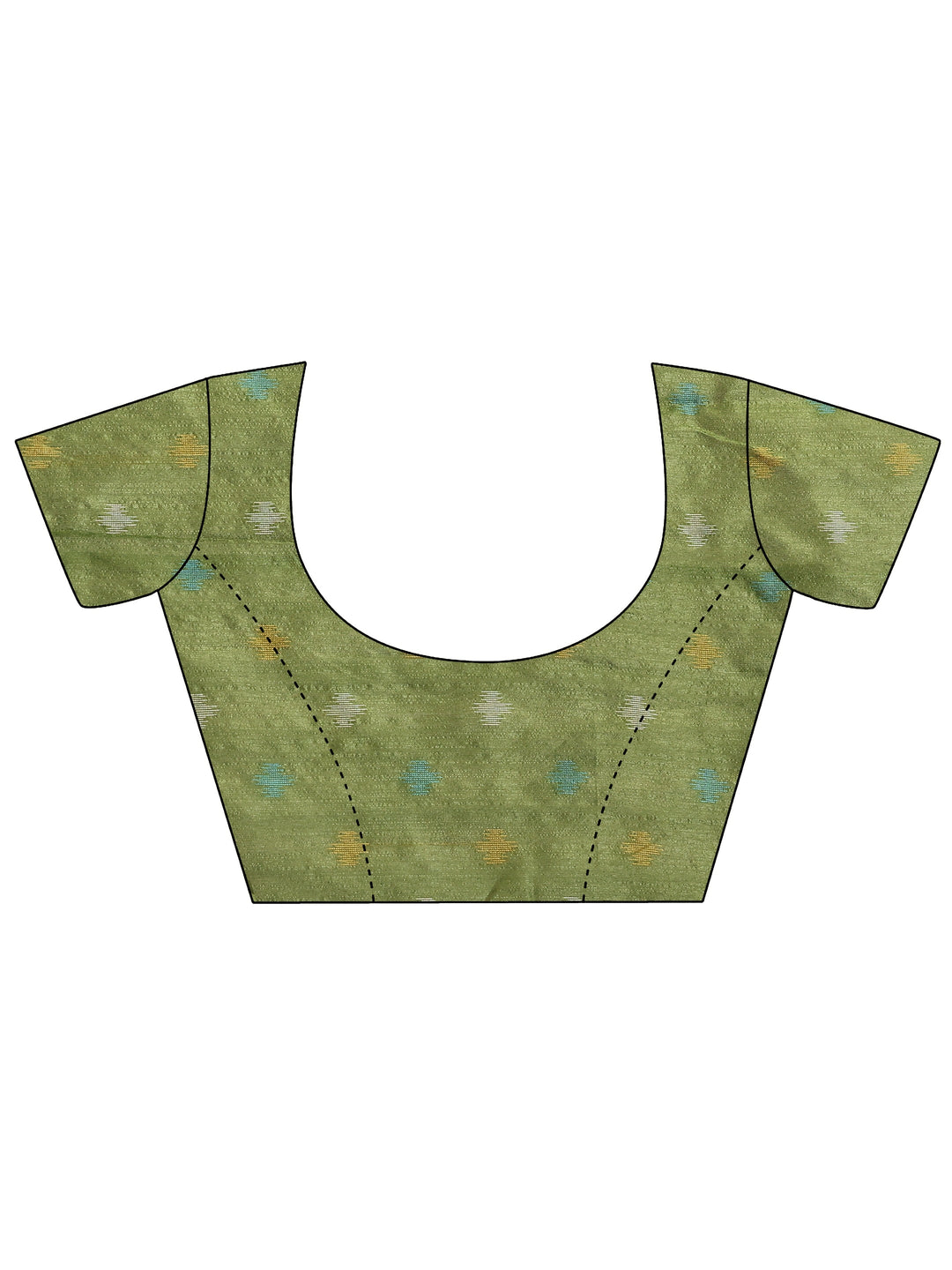  Mustard Woven Design Silk Blend Saree With Unstitched Blouse Piece 