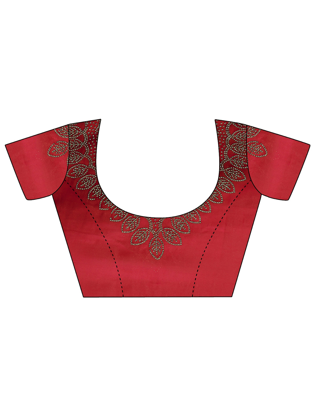  Yellow Embellished Organza Saree With Unstitched Blouse Piece 