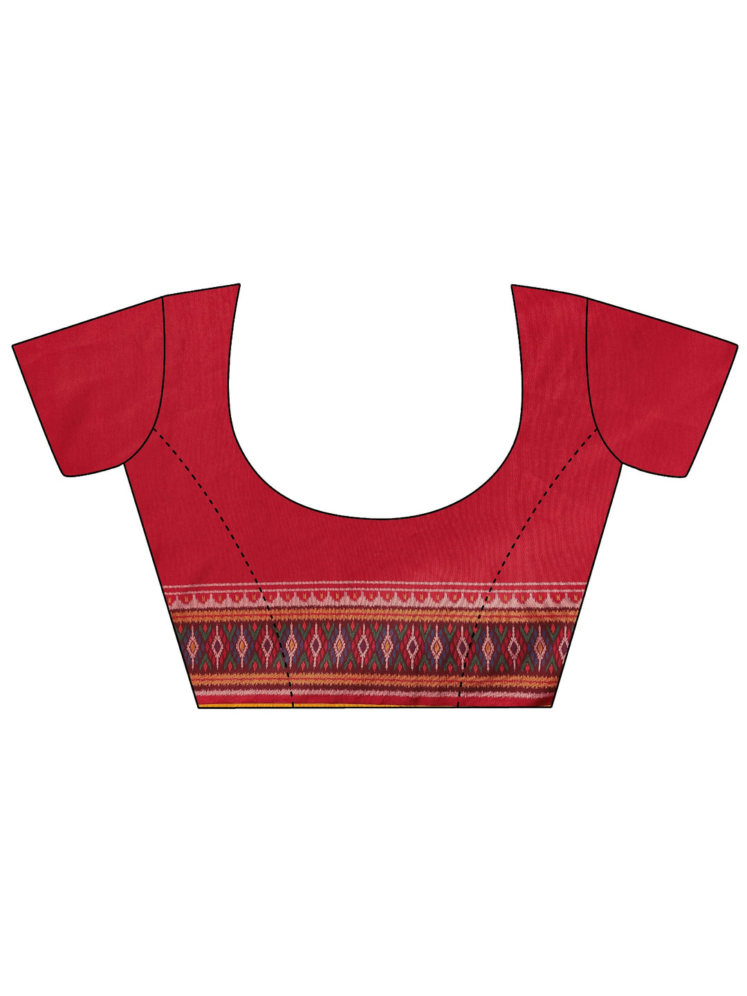  Mustard Printed Silk Blend Saree With Unstitched Blouse Piece 