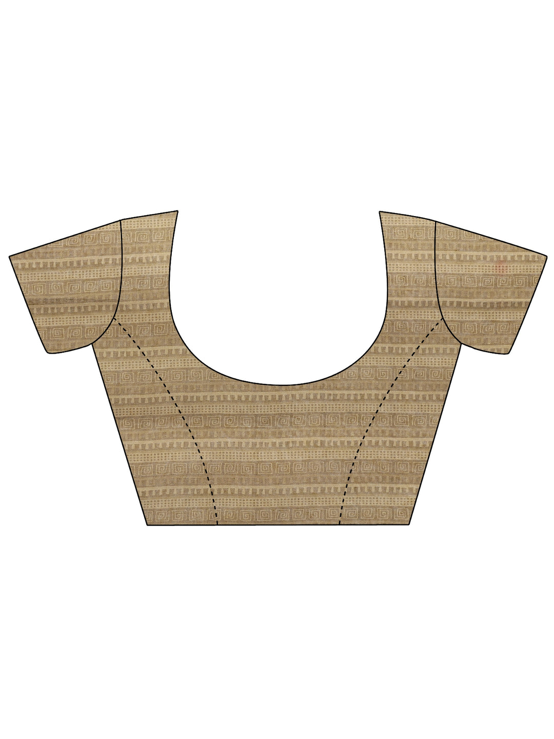  Yellow Printed Silk Blend Saree With Unstitched Blouse Piece 