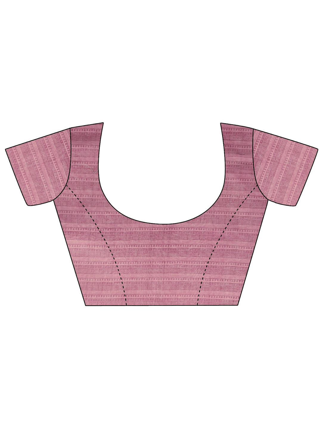  Purple Printed Silk Blend Sarees With Unstitched Blouse Piece 