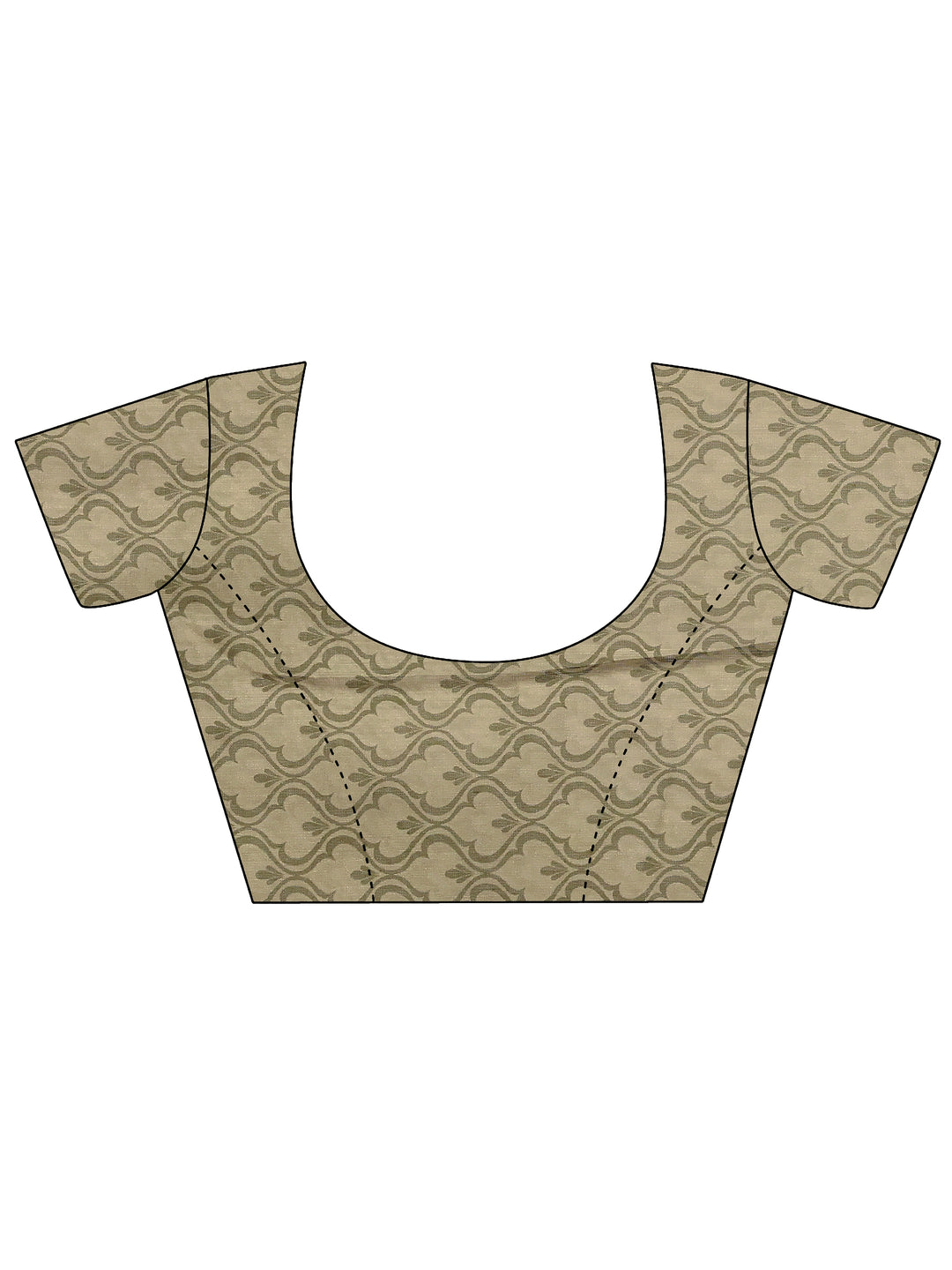  Yellow Tribal Printed Sarees With Unstitched Blouse Piece 