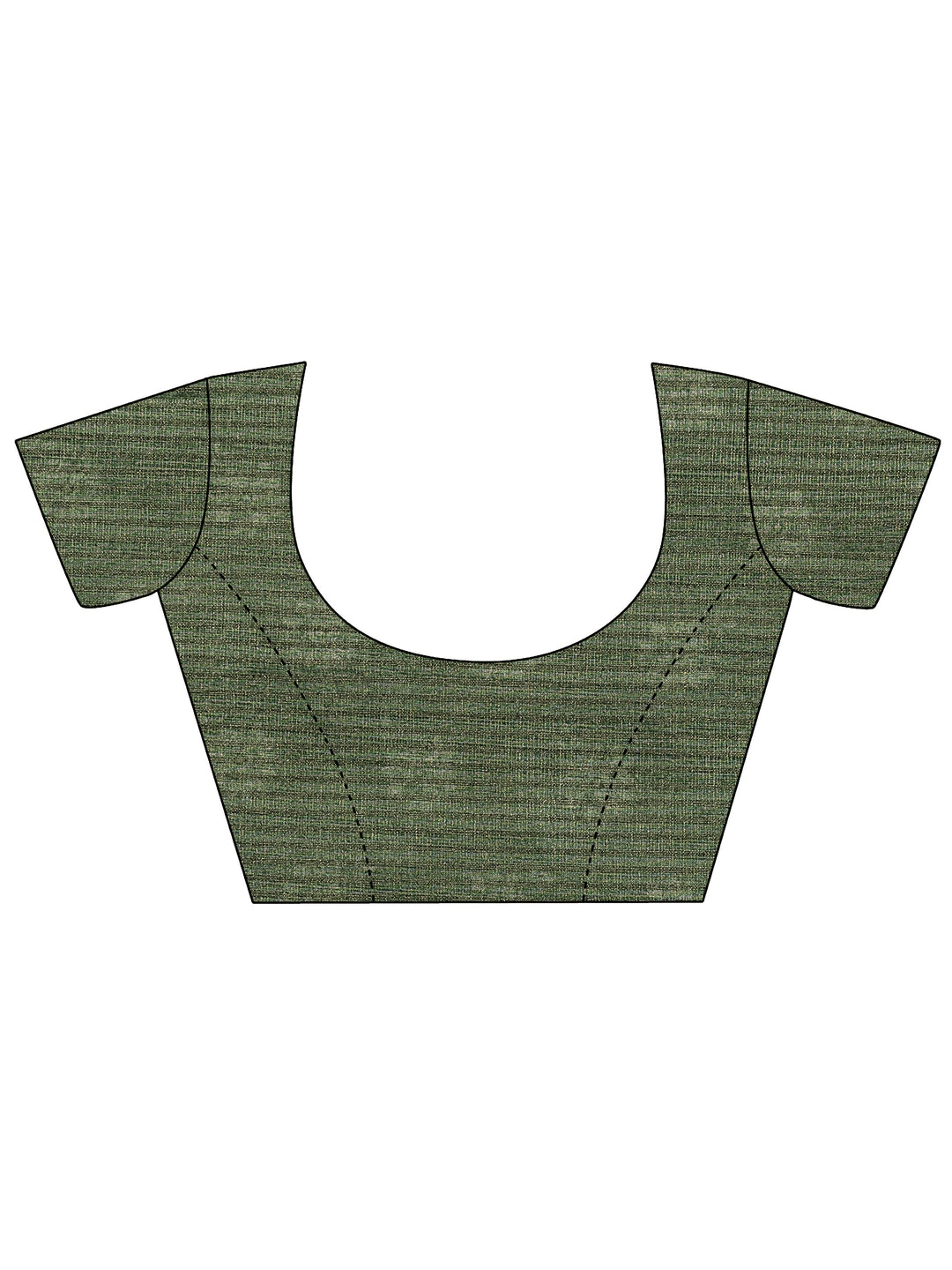  Green Leheriya Printed Silk Blend Saree With Unstitched Blouse Piece 