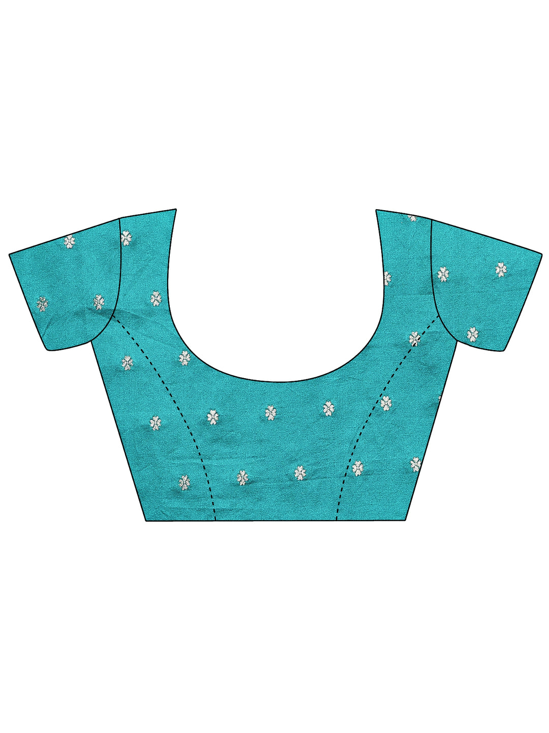  Green Woven Design Silk Blend Sarees With Unstitched Blouse Piece 