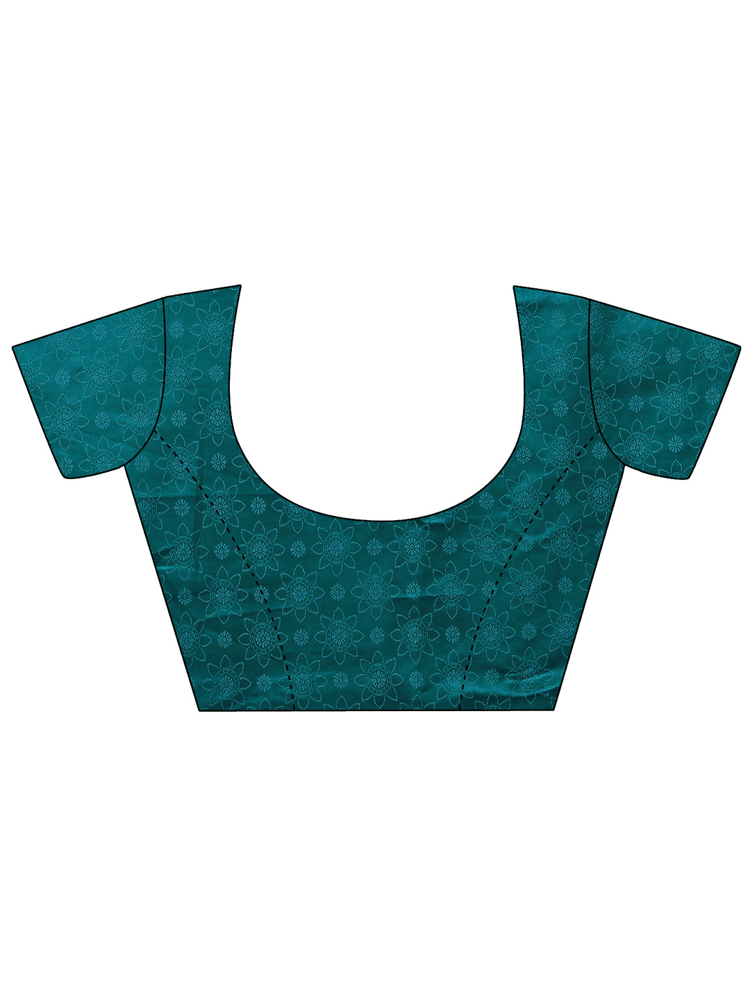  Green Woven Design Silk Blend Sarees With Unstitched Blouse Piece 