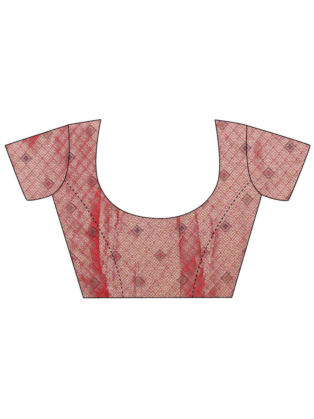  Teal Woven Design Silk Blend Sarees With Unstitched Blouse Piece 