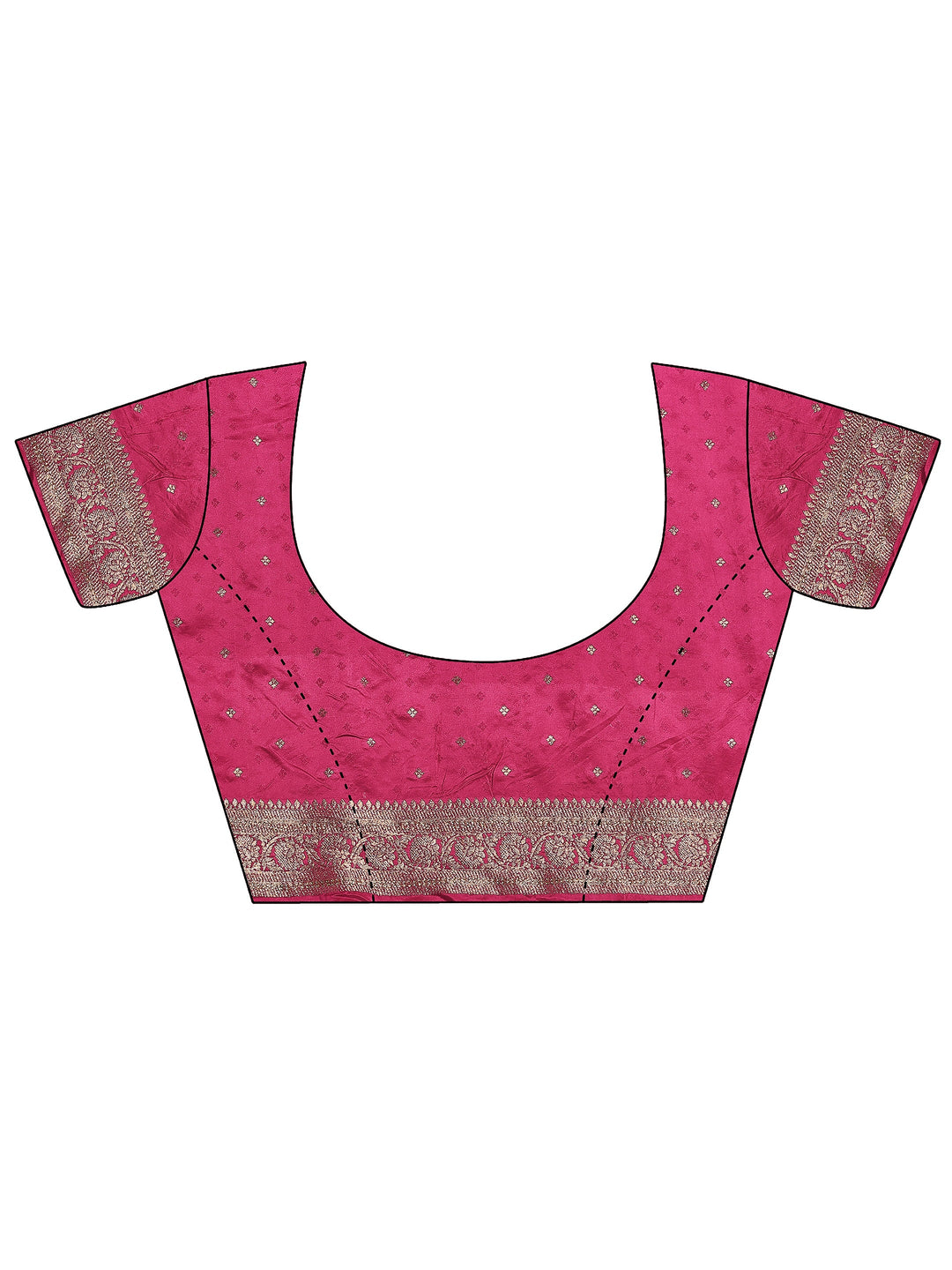  Teal Woven Design Silk Blend Saree With Unstitched Blouse Piece 