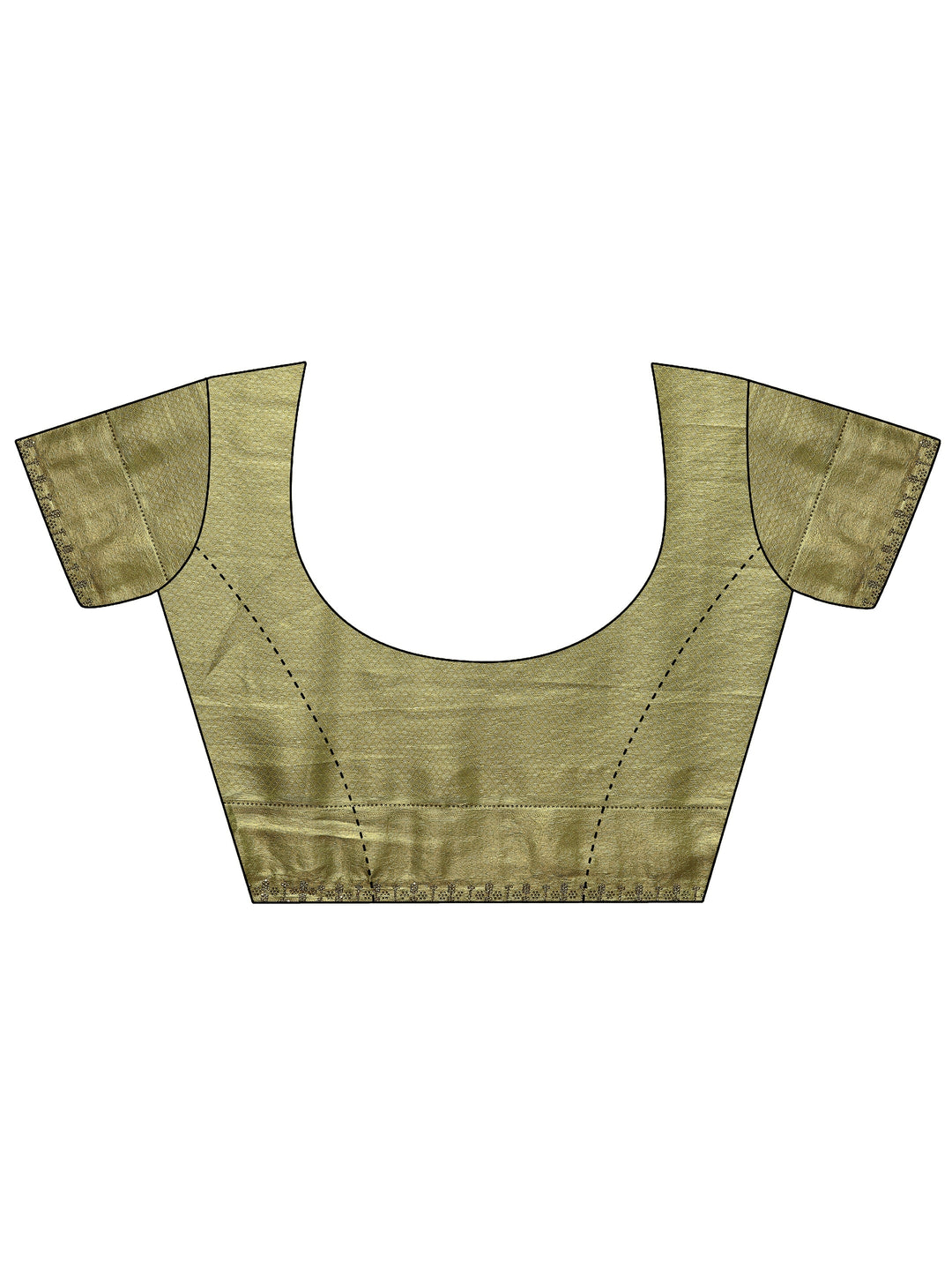  Green Woven Design Silk Blend Sarees With Unstitched Blouse Piece 