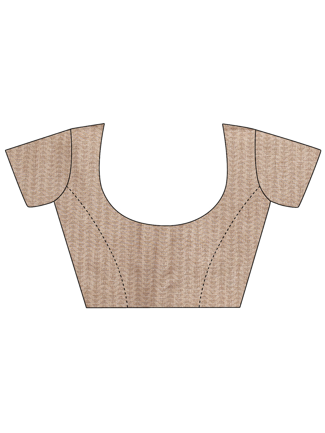  Multi Printed Silk Blend Saree With Unstitched Blouse Piece 