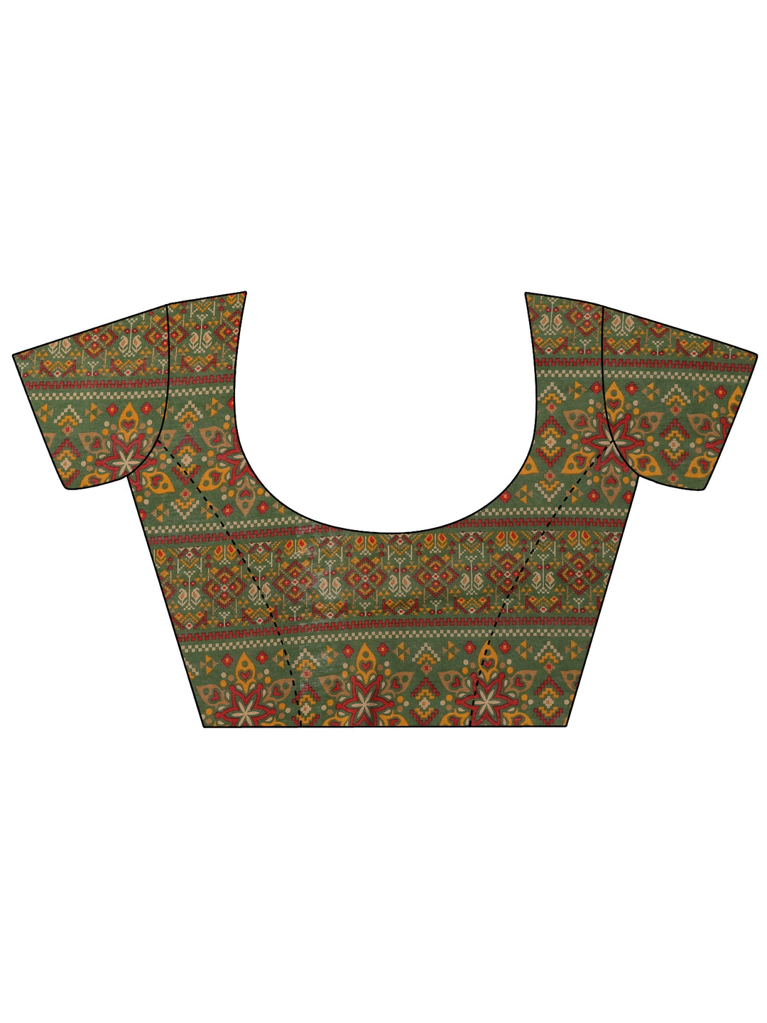  Mustard Solid Silk Blend Saree With Unstitched Blouse Piece 