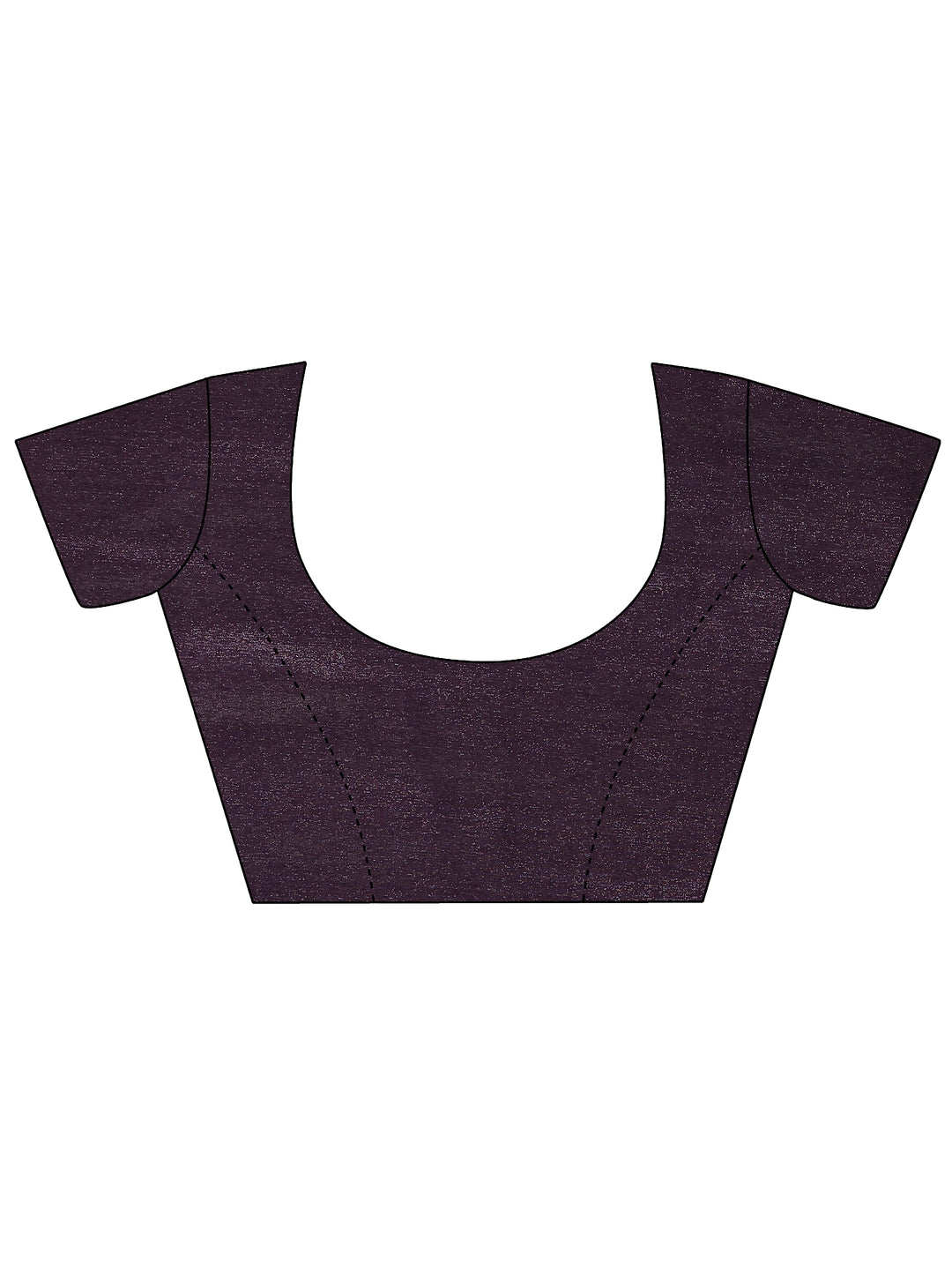  Purple Embellished Silk Blend Saree With Unstitched Blouse Piece 