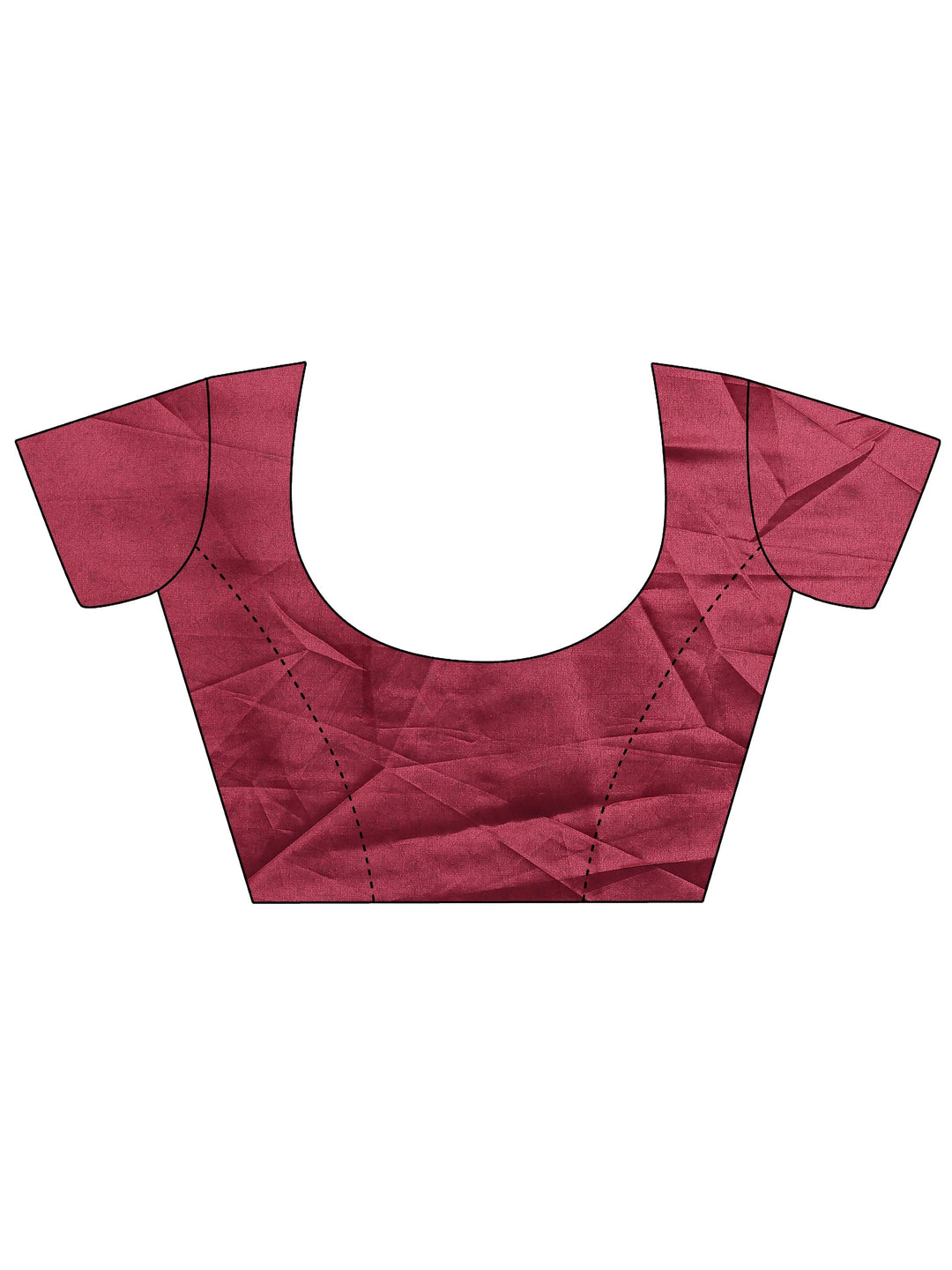  Lavender Printed Silk Blend Saree With Unstitched Blouse Piece 