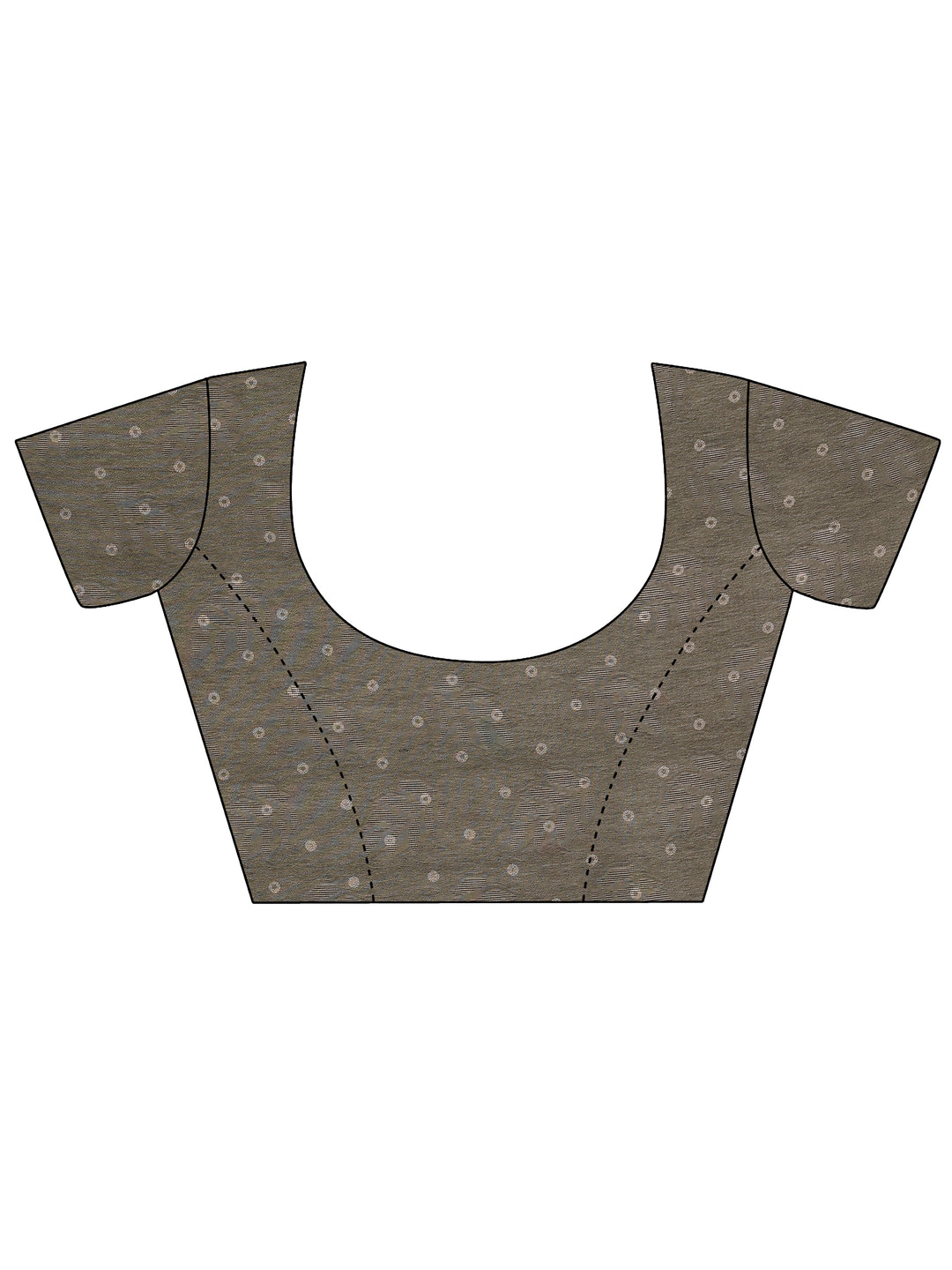  Green Printed Georgette Saree With Unstitched Blouse Piece 