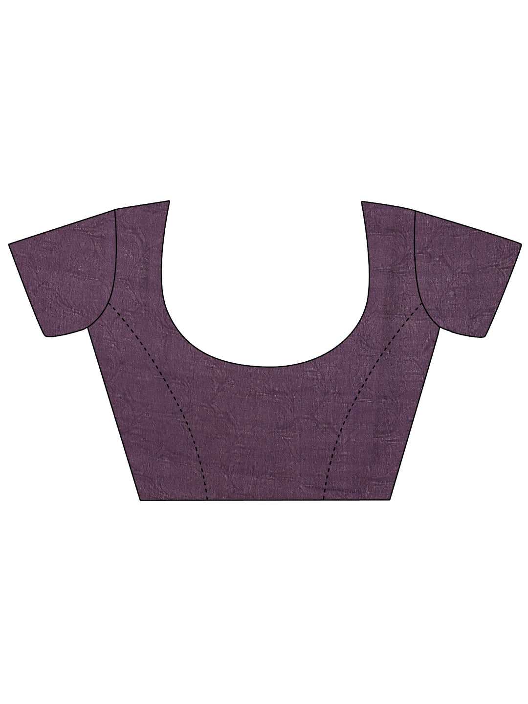  Purple Embellished Silk Blend Saree With Unstitched Blouse Piece 