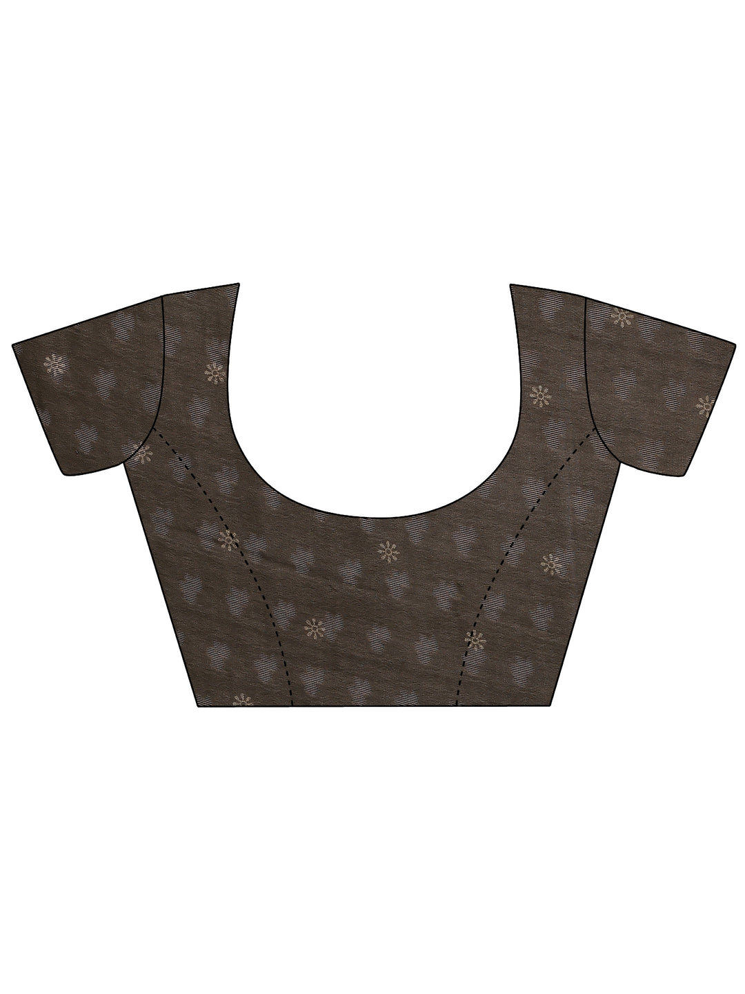  Green Printed Georgette Saree With Unstitched Blouse Piece 