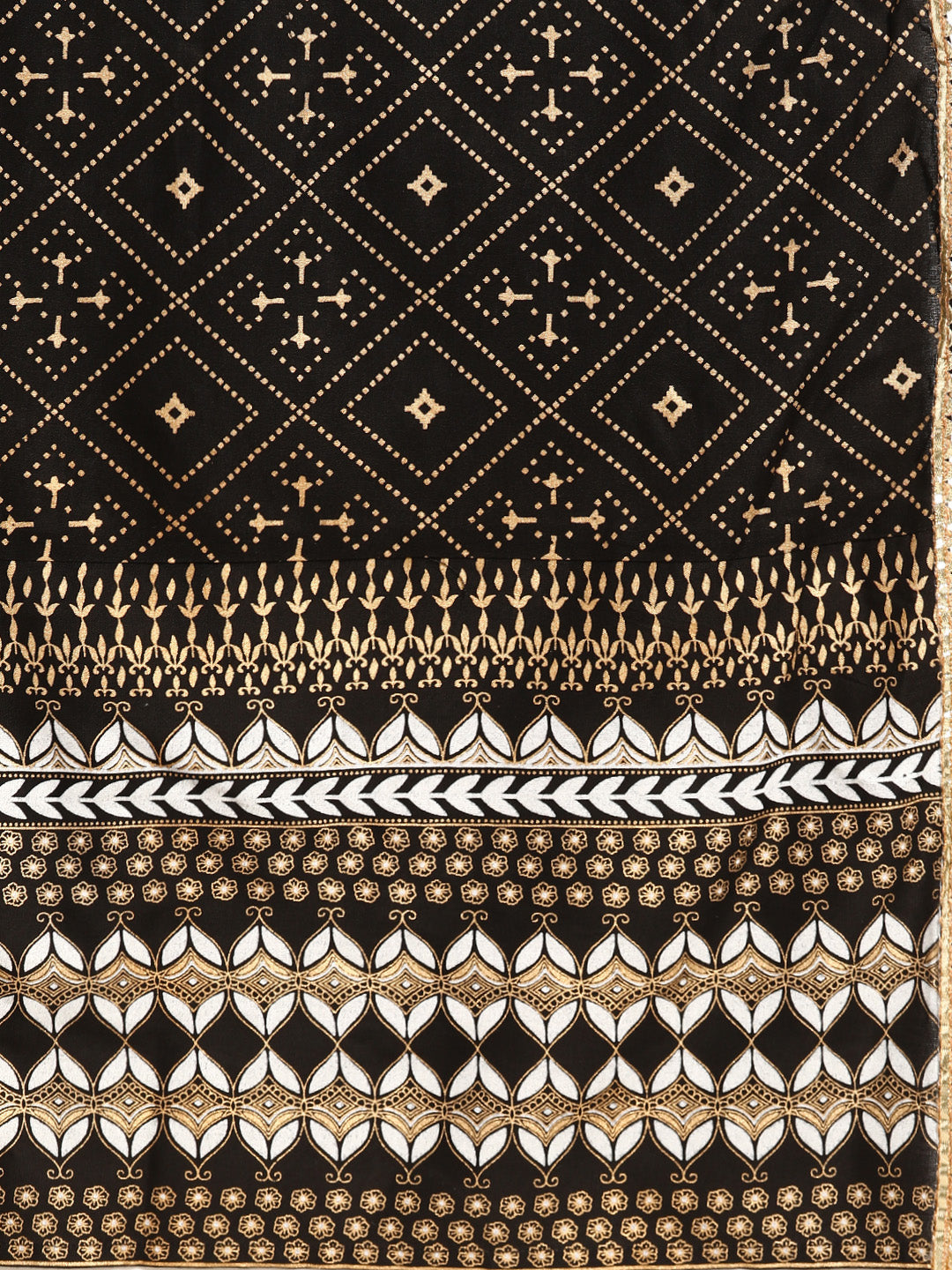  Black Solid Rayon Suit Set 